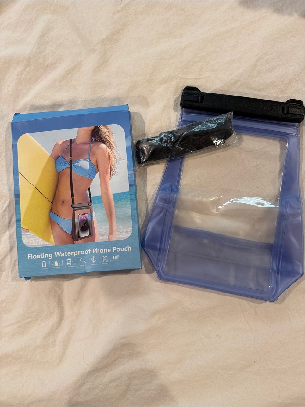 Floating Waterproof Phone Pouch - Blue